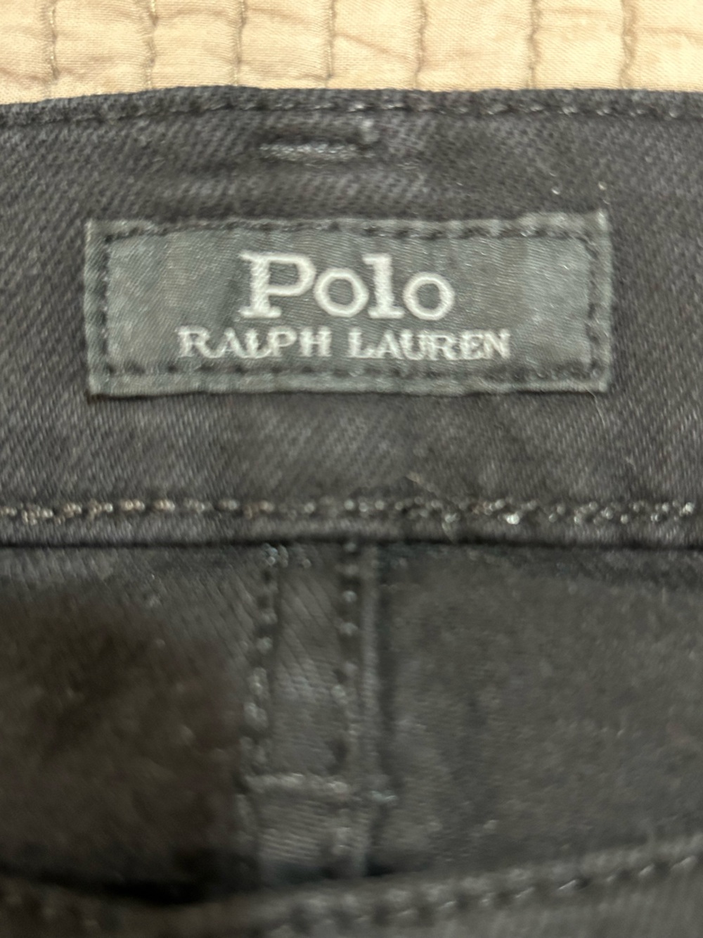 POLO RALPH LAUREN VARICK SLIM STRAIGHT JEANS BLACK 33x32 - Picture 6 of 15